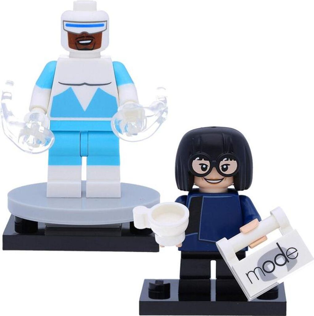 Lego 71024 Disney Minifiguren Incredibles Edan Mode & Frozone Set 2 Figuren Neu