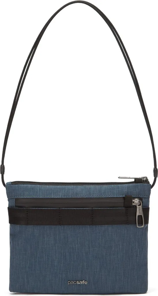 Sacoche Antivol Metrosafe X Crossbody Pouch Bleue pour Voyage et Ville