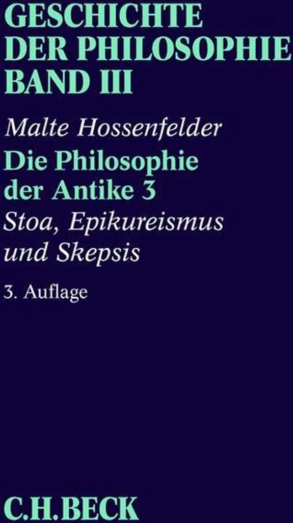 Philosophie de l'Antiquité 3 : Analyse du Scepticisme et de la Stoa
