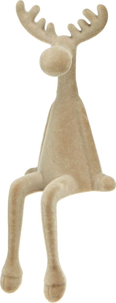Kantenhocker Elch Braun 31cm Weihnachtsdeko 3er Set, 3 Produktbild 