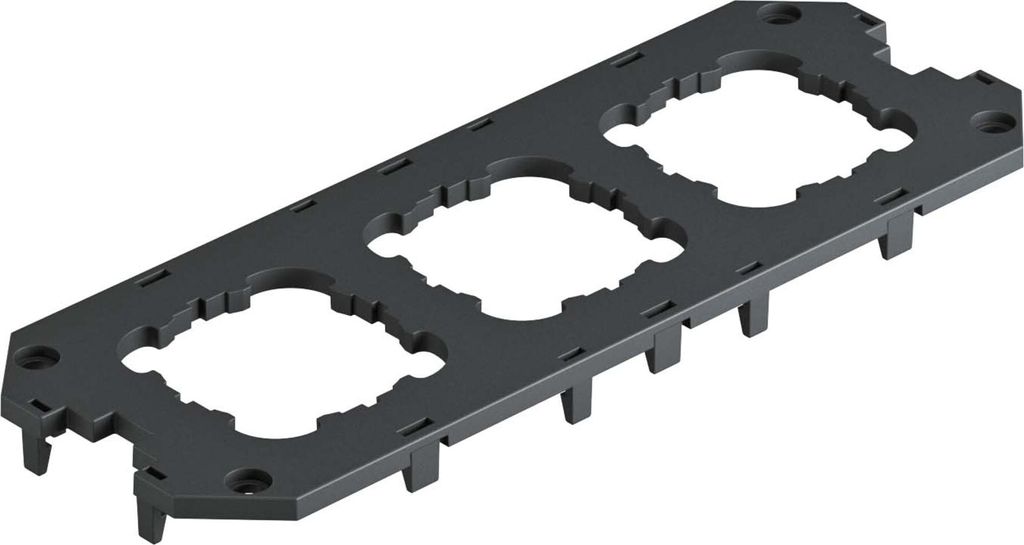 OBO BETTERMANN Abdeckplatte PA 208mm 31fÖffn sw