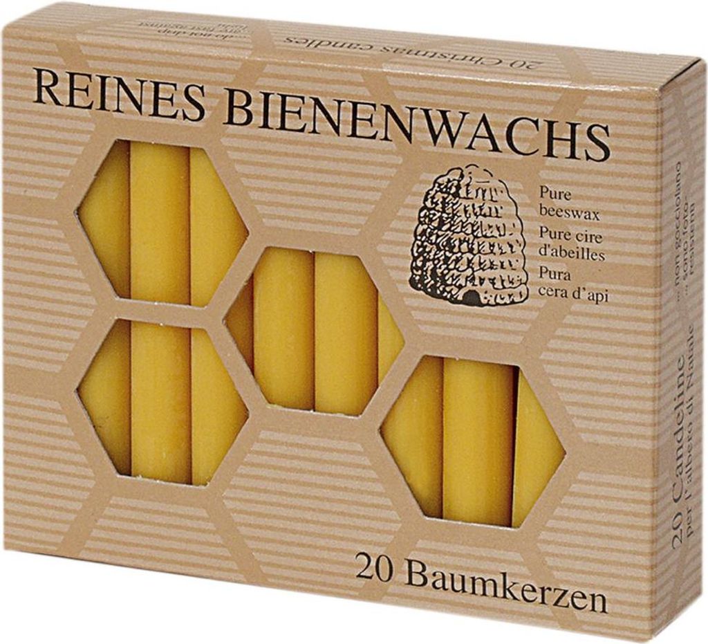 Baumkerzen 100 % Bienenwachs