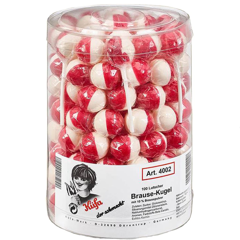 Küfa sherbet ball lizak z nadzieniem sorbetowym 100 sztuk Zdjęcie produktu 