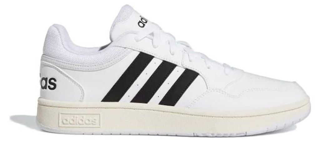 adidas Hoops 3.0 White Black - EU 43 1/3 Produktbild 