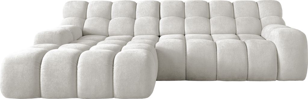 DomoHome- Campile Big Ecksofa mit Schlaffunktion Sofa 85x288x119 cm, Modern Couch Eckcouch Wohnzimmer Möbel Ausfahrbarer Sitz Sofa L Form Links | ...