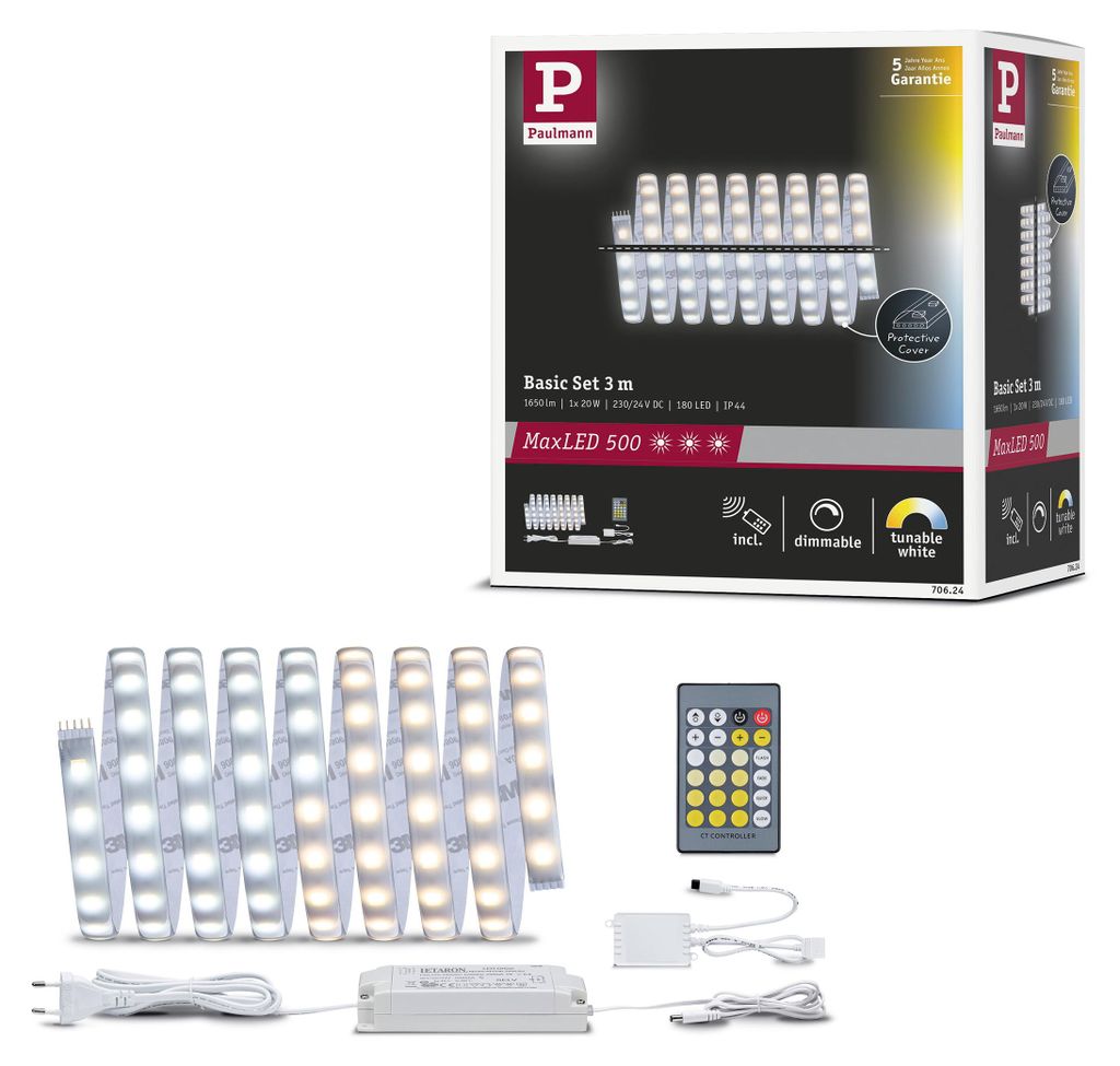Paulmann MaxLED 500 LED Strip Tunable White Basisset Produktbild 