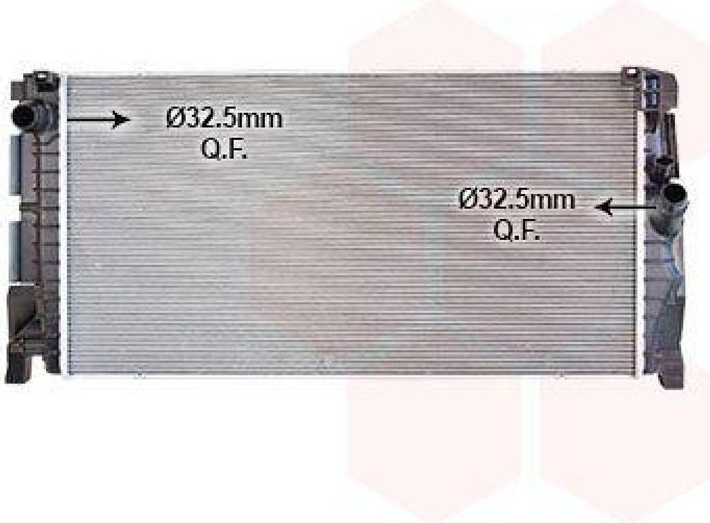 VAN WEZEL 06012747 Kühler Wasserkühler Motorkühler für BMW 1 Schrägheck (F40) 2 Active Tourer (F45) 2 Gran Tourer (F46) 2 Gran Coupe (F44) X2 ...