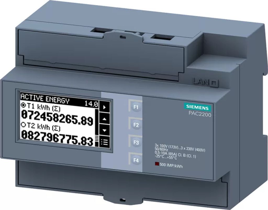 Siemens 7KM PAC2200, Leistungsstrom, kWh, 525 g