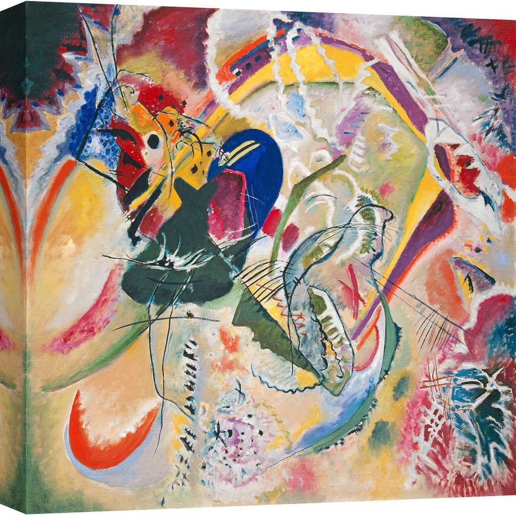 Leinwandbilder Wassily Kandinsky – Improvisation 35, 1914 - 40x40 cm