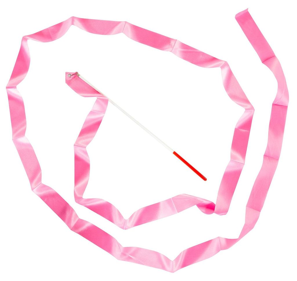 Gymnastikband 3,7 Meter Pink Lila Regenbogen mit Produktbild 
