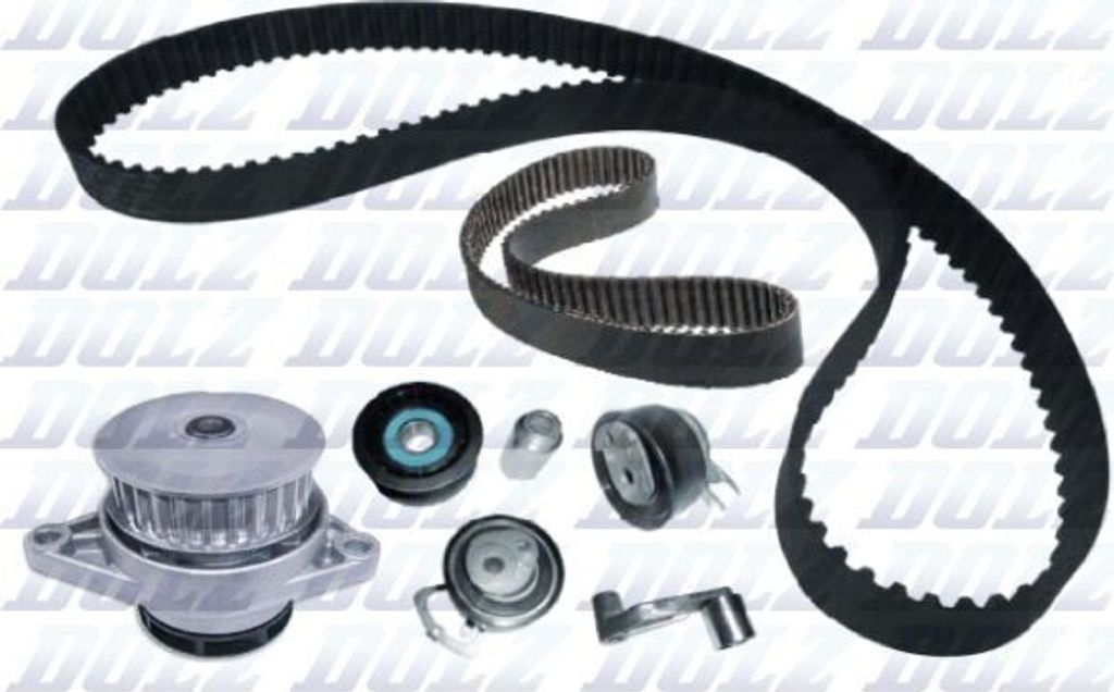 DOLZ KD101 Zahnriemensatz + Wasserpumpe für VW Golf IV Schrägheck (1J1) GOLF VI (5K1) Golf V Schrägheck (1K1) POLO (9N) Polo Schrägheck (6R1, 6C1)
