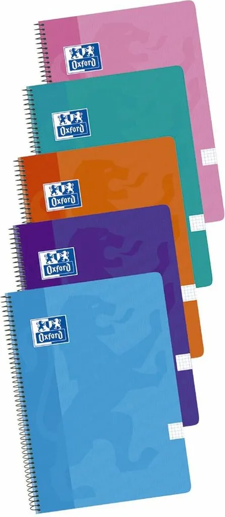 Carnet de notes Oxford Coloré A4 Anti-Transparence pour Écritures Propres