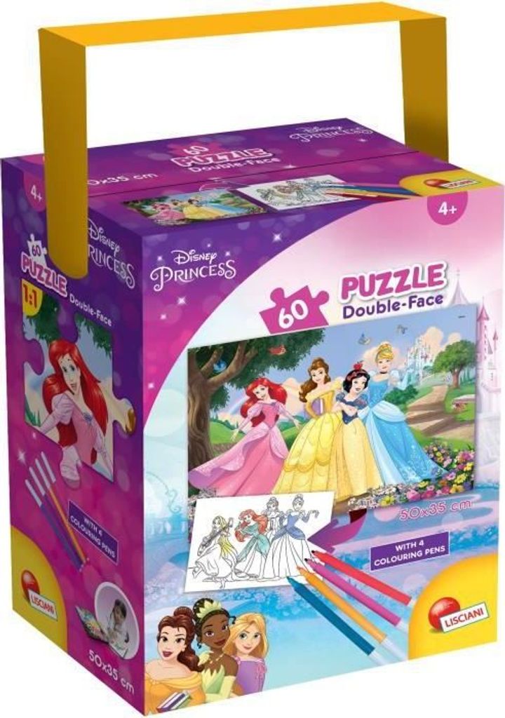 LISCIANI GIOCHI Disney Puzzle In a Tub mini 60 - Prinzessin
