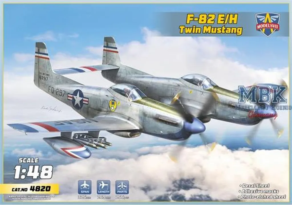 Réussissez votre Maquette F-82E/H Twin Mustang avec le Kit MSVIT4820