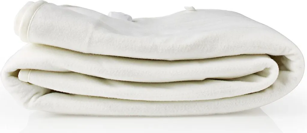 Sous-couette chauffante XL 2 places en polyester blanc