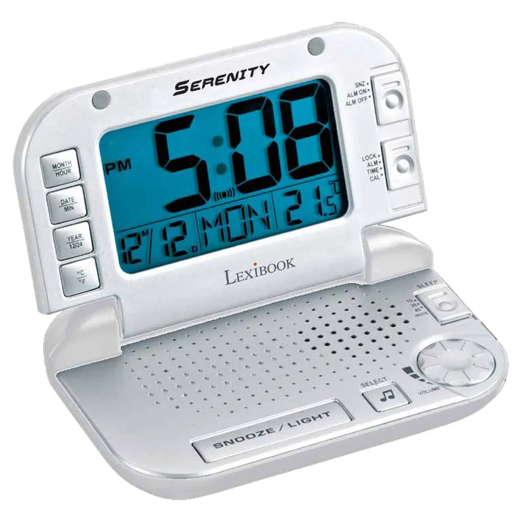 Lexibook RL930 Réveil Digital avec Fonctions Snooze et Sleep Intégrées