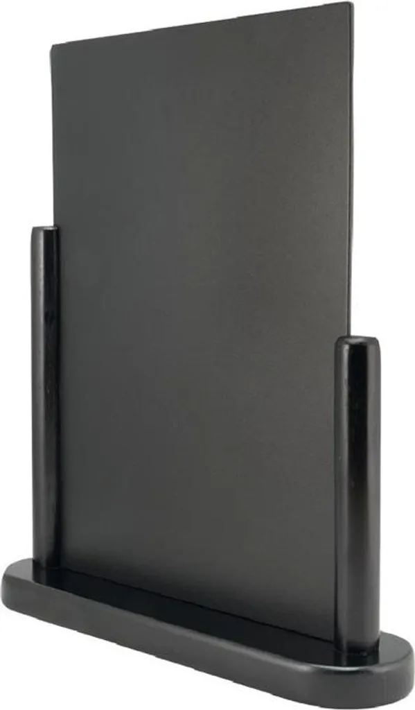 Support Menu Table Noir Securit Elegant pour Affichage de Cartes