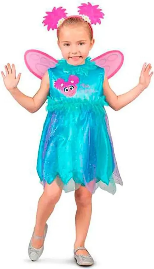 Déguisement Abby Cadabby 3-4 Ans : Costume Bleu Confortable sans Grattage