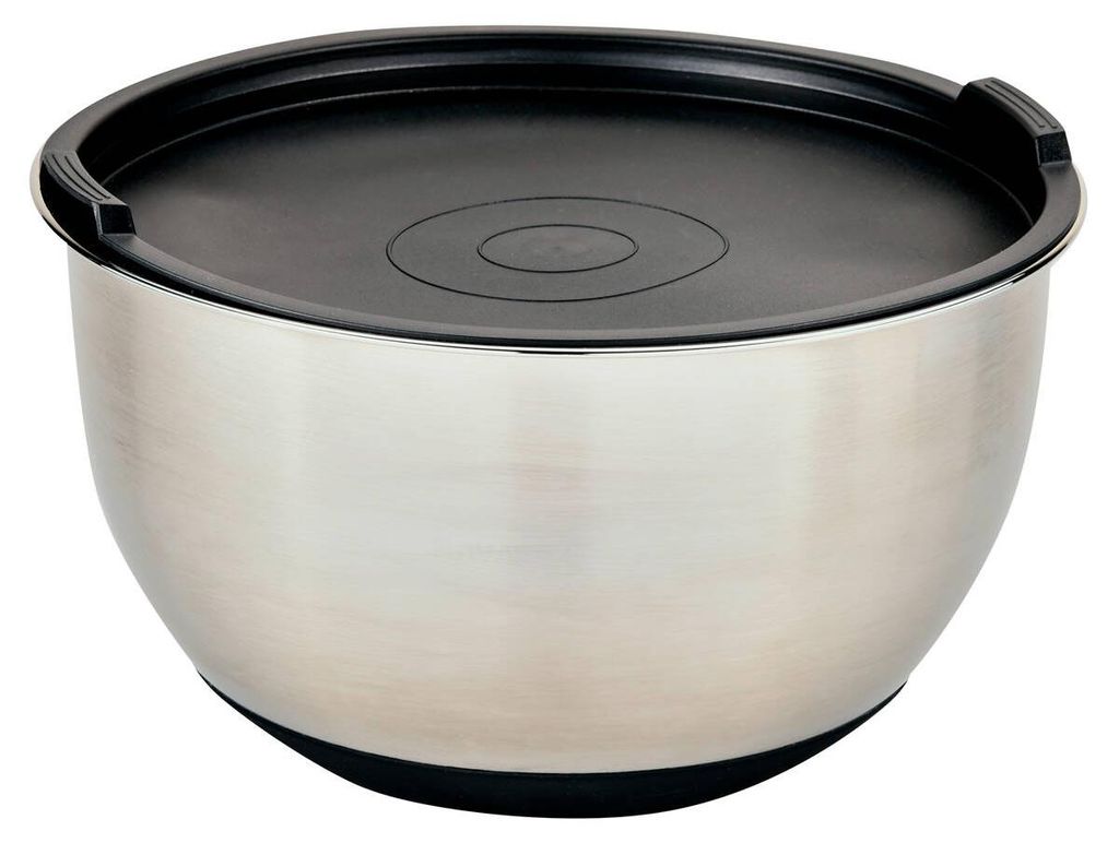 KESPER Rührschüssel Edelstahl, Ø 26 cm, mit Deckel & Produktbild 