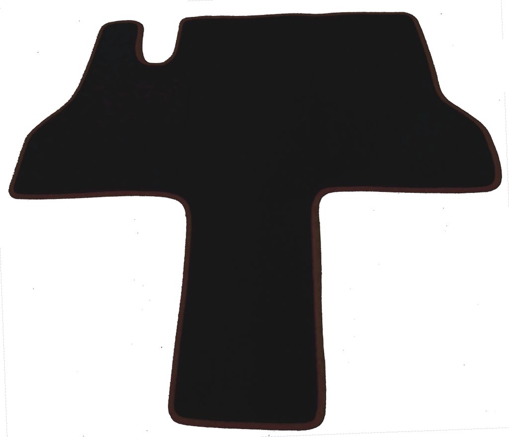 Mertex Automatte Autoteppich kompatibel mit Fiat Ducato Peugeot J5 Citroen C25 280/290 Bj. 1981 - 1994 (Premium schwarz, braun)