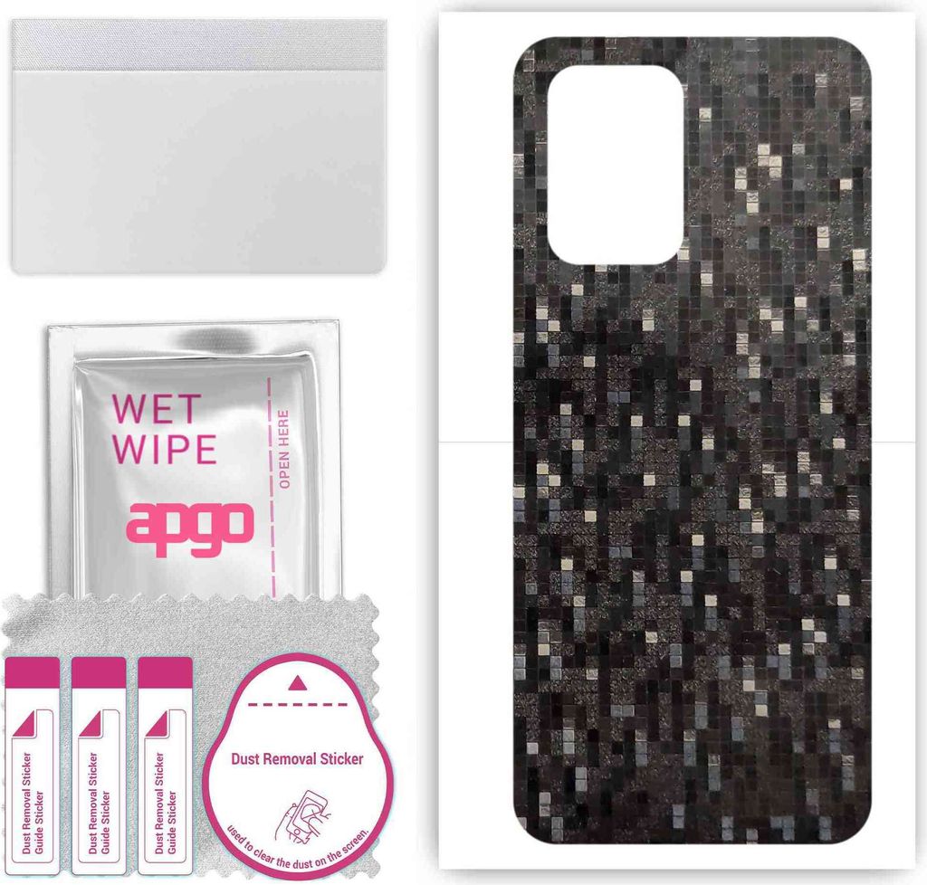 apgo Rückseite Schutzfolie, Skin, kompatibel mit Xiaomi Poco X4 GT, Hinten Displayschutzfolie aus Vinylfolie, kratzfest, einfache Montage - Carbon...
