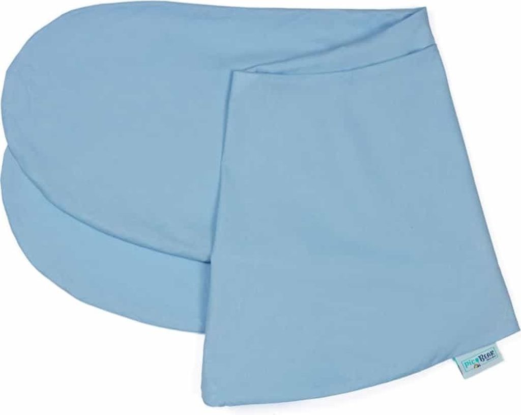 pic Bear Baumwolle GOTS Ersatzbezug für Stillkissen Classic und Premium Dessin: GOTS cool Blue