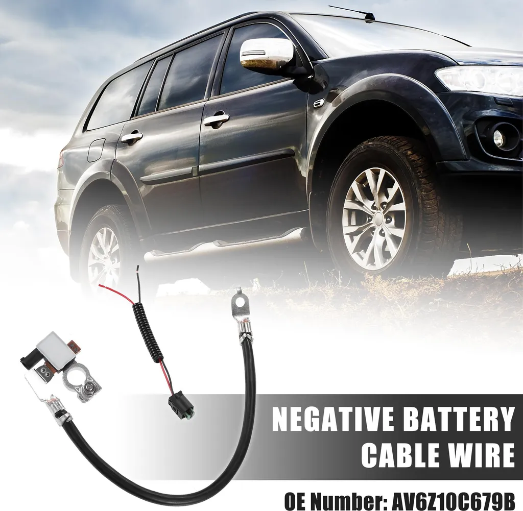 Câble de Batterie Négatif Ford Escape Métal Noir avec Prise de Masse