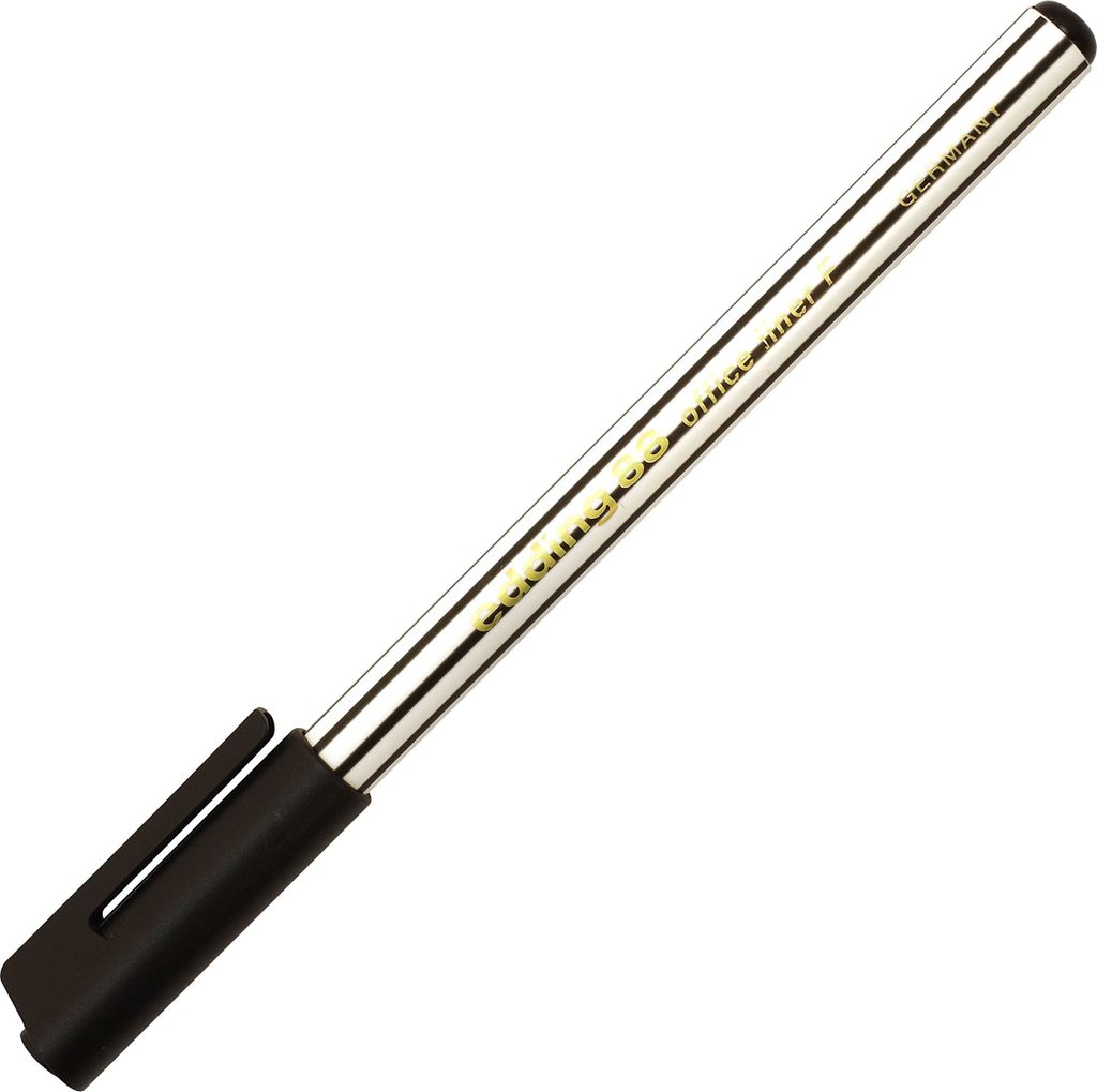 Edding 88 F Office, Schwarz, Fein, Schwarz, Weiß, 0,6 mm, Produktbild 