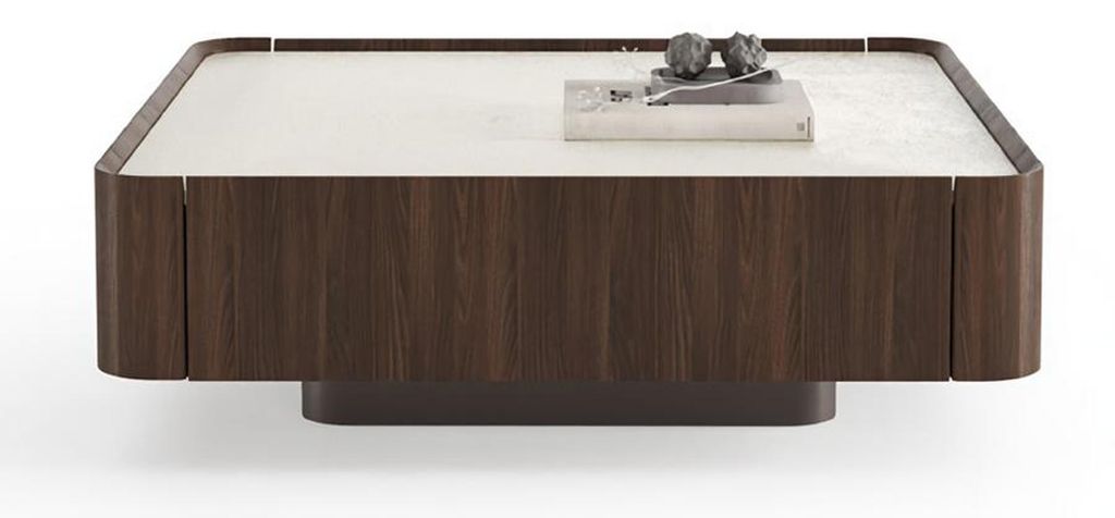 Luxusný hnedý konferenčný stolík Harmonický stolík Stolík Obrázok produktu 