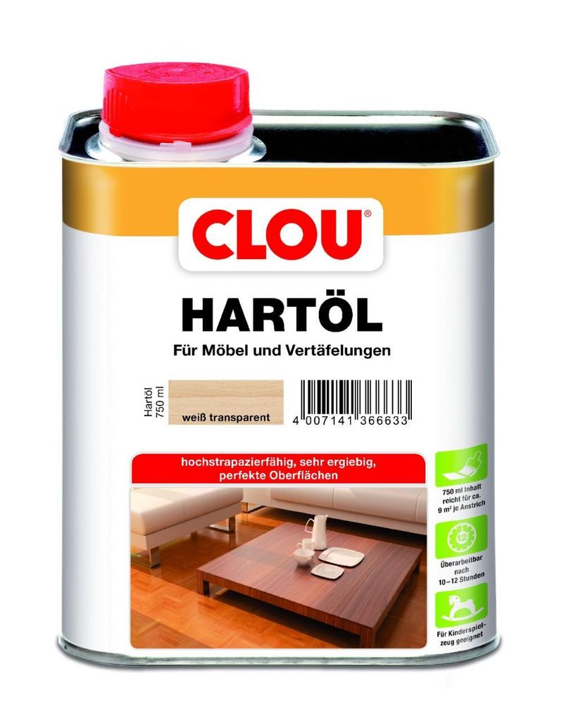 Clou Hartöl 750 ml Produktbild 