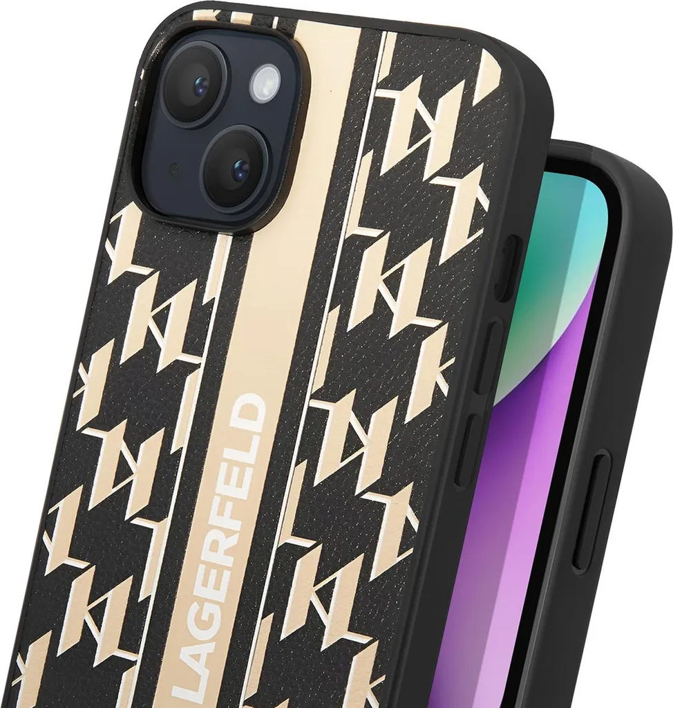 Custodia Rigida iPhone 14 Plus Karl Lagerfeld Marrone Monogram - 14