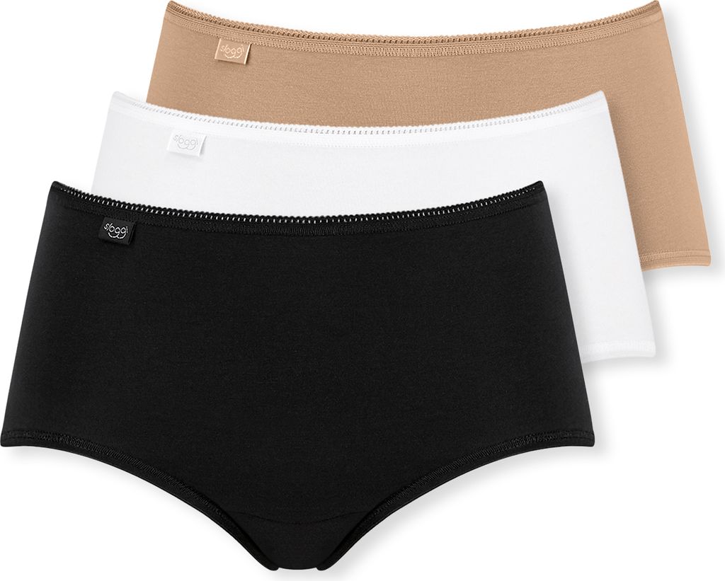 sloggi Damen Midislip 3-Pack 24/7 Baumwolle - WHITE - Größe Produktbild 