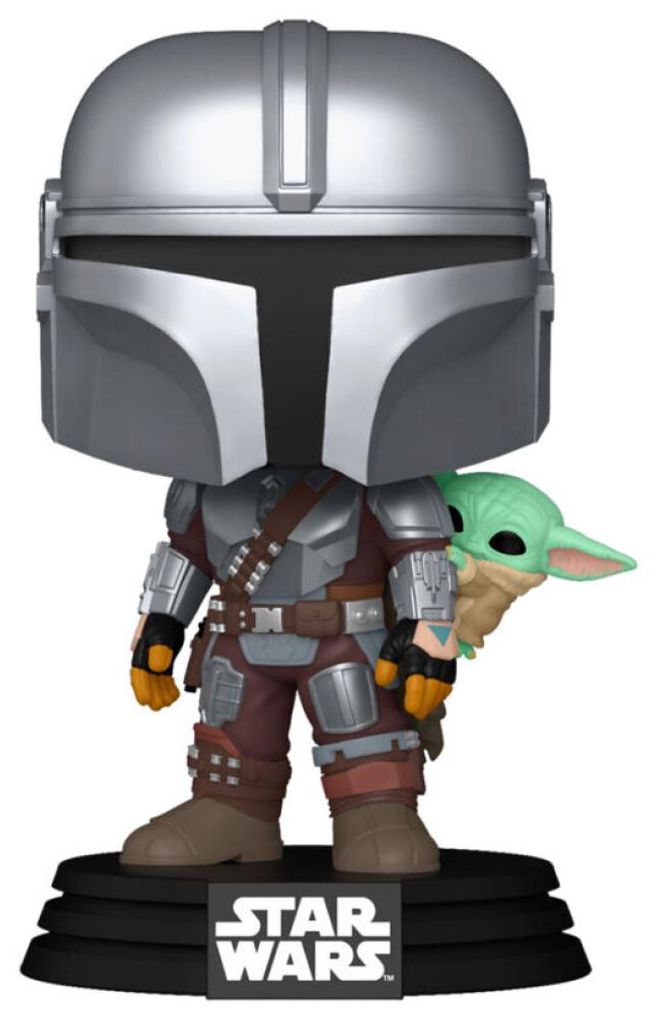 FUNKO Sammelfigur POP! STAR WARS The Mandalorian with Grogu Produktbild 