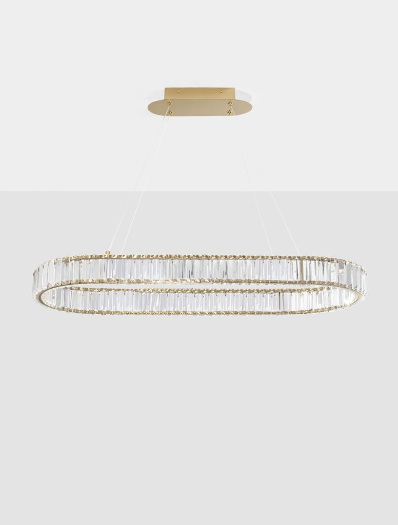 Nova Luce AURELIA LED závěsné světlo zlaté 48W neutrální Obrázek produktu 3