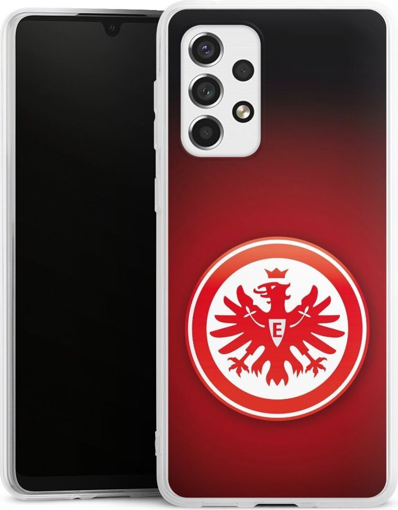 DeinDesign Handyhülle für Samsung Galaxy A33 5G Silikon Hülle Case Smartphone Schutzhülle Eintracht Frankfurt Offizielles Lizenzprodukt Wappen
