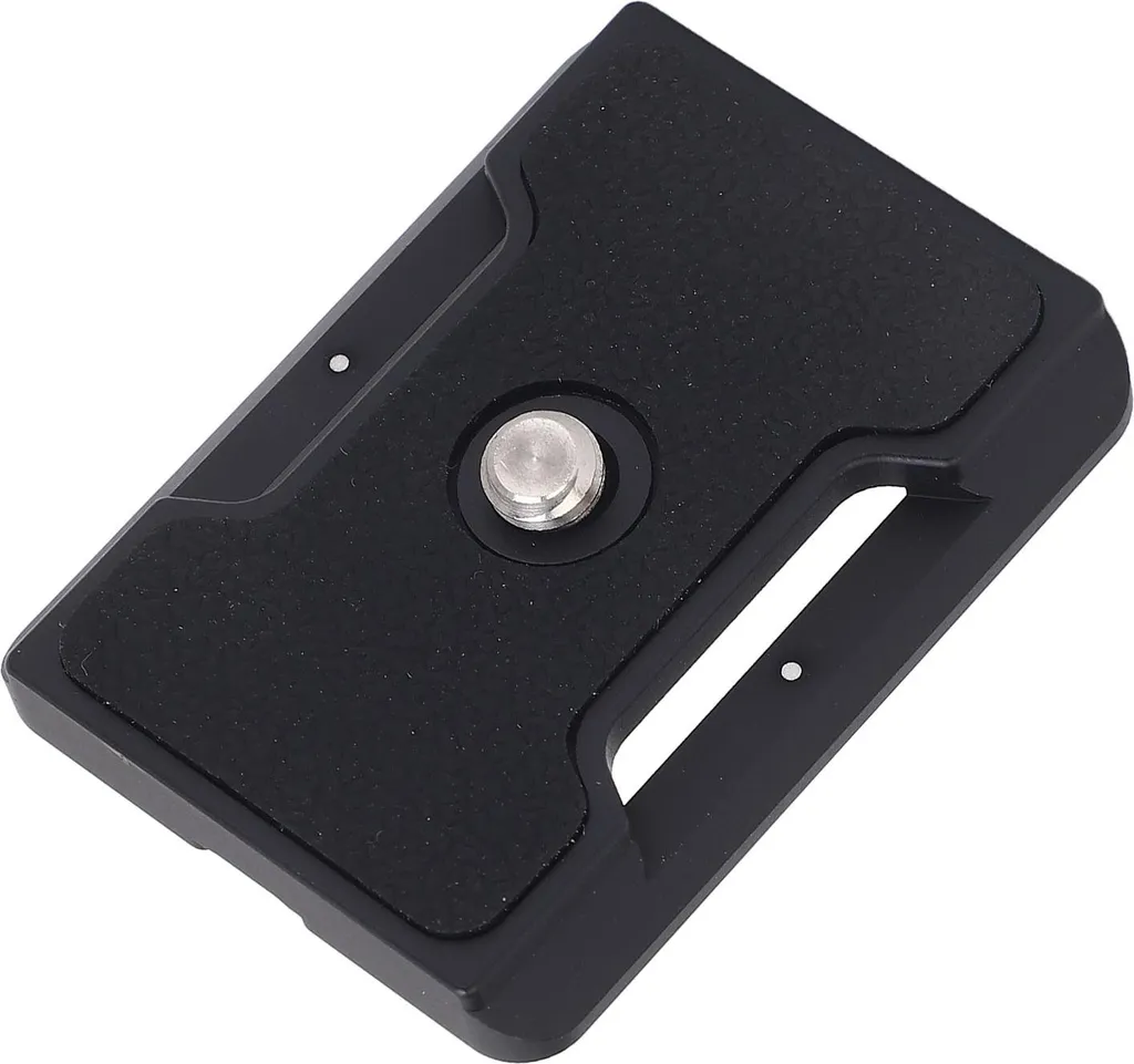 Adattatore Piastra Arca Swiss CNC 1/4 - Alluminio Anodizzato Nero