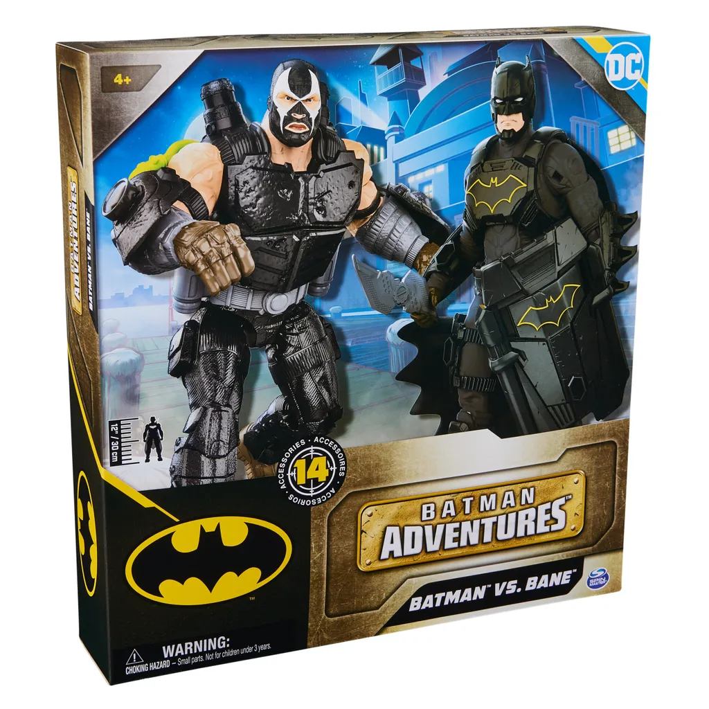 Batman Adventures Batman vs Bane : Set Figurines d'Action et Accessoires - 10