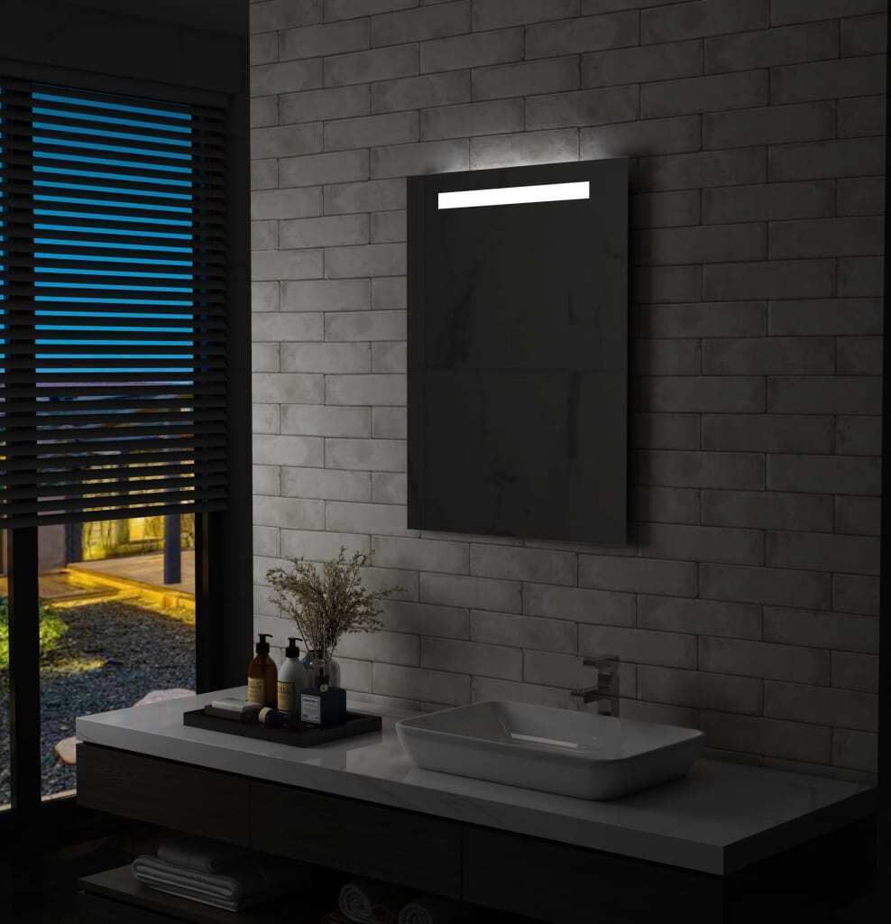 "2026 Promotion" Badezimmer-Wandspiegel mit LEDs 60x80 cm - Wandspiegel CC943