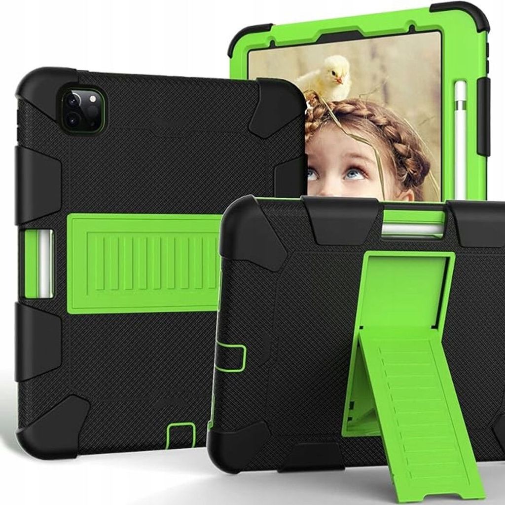 Tasche für iPad Air 4 2020 und Pro 11 mit Ständer Armoured Green