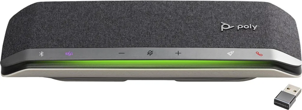 Fini les échos avec le Poly SYNC 40 SY40-M Haut-parleur pro USB-C