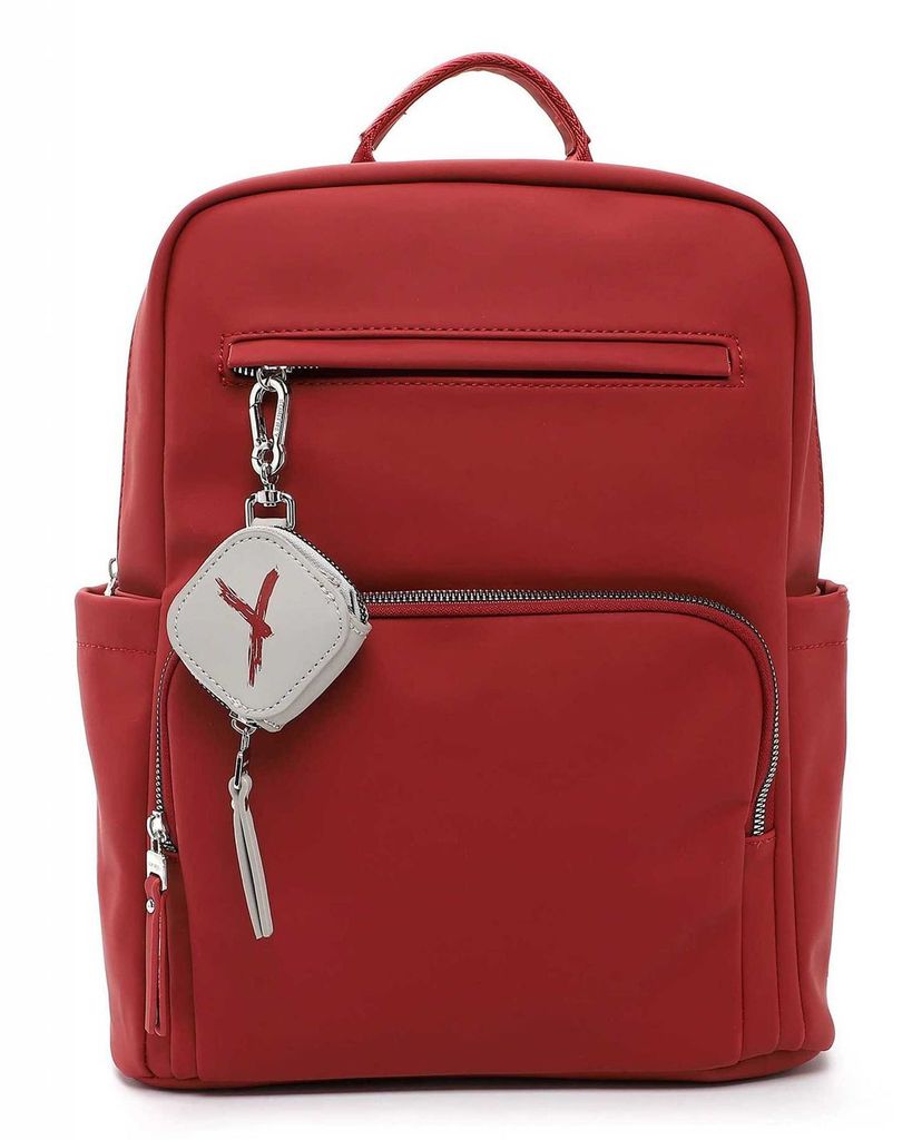SURI FREY Laptoprucksack Rucksack mit Laptopfach Suri Sports Cody Backpack Wine weinrot