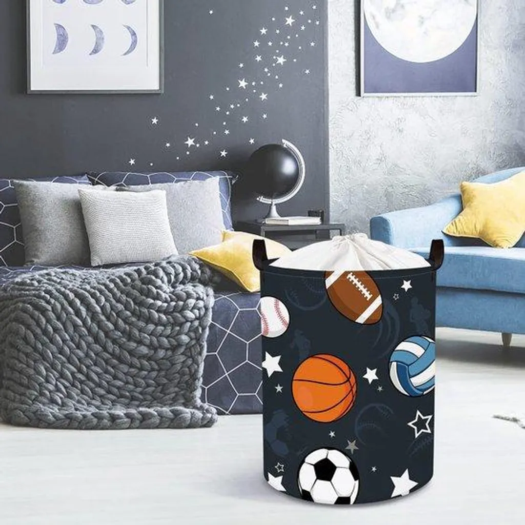 Rangement linge de sport pour chambre garçon - Petit format 36x45 cm