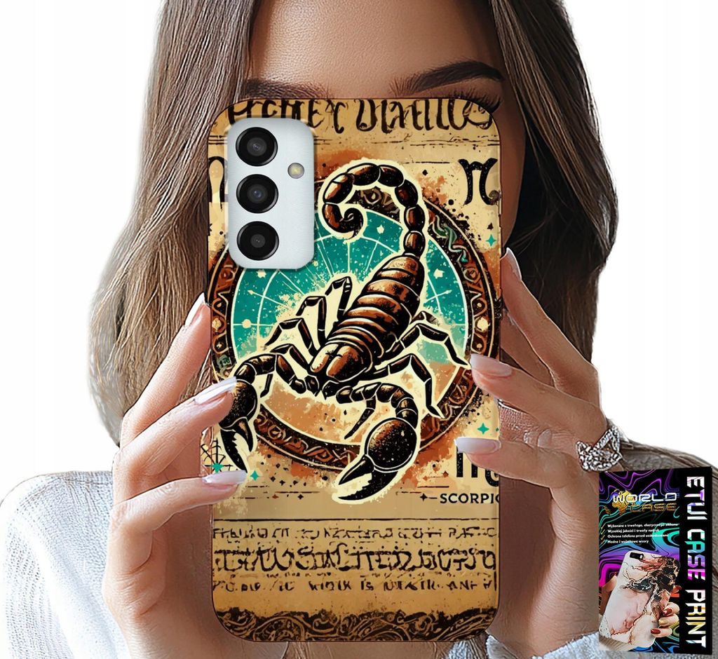 Hülle Für Samsung Galaxy M23 - Skorpion Sternzeichen Astronomie + Folie