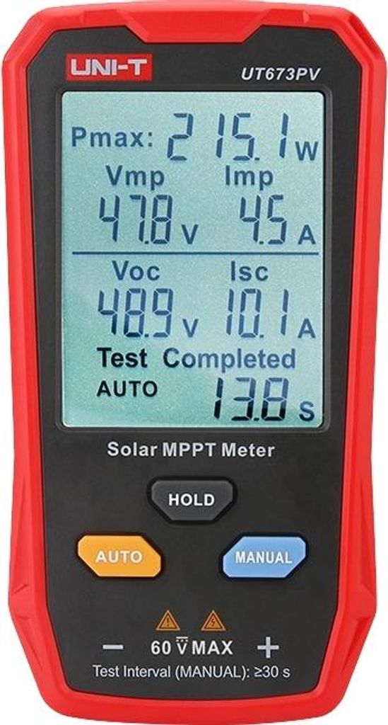 UNI-T Solar MPPT Messgerät UT673PV Produktbild 