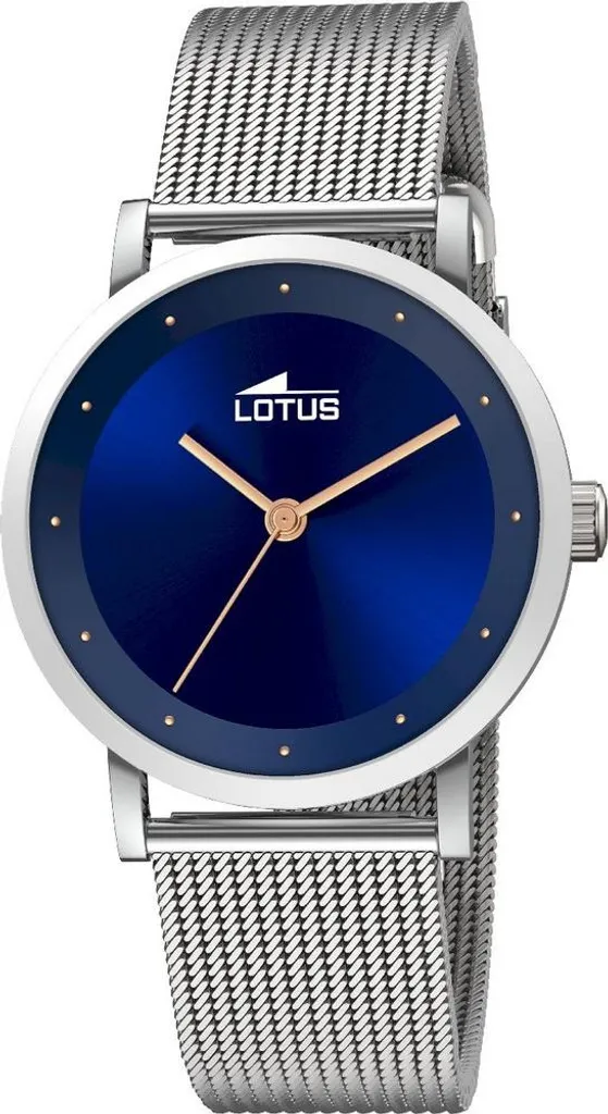 Look Trendy con Lotus 18790/2: Orologio Donna Acciaio e Quadrante Blu