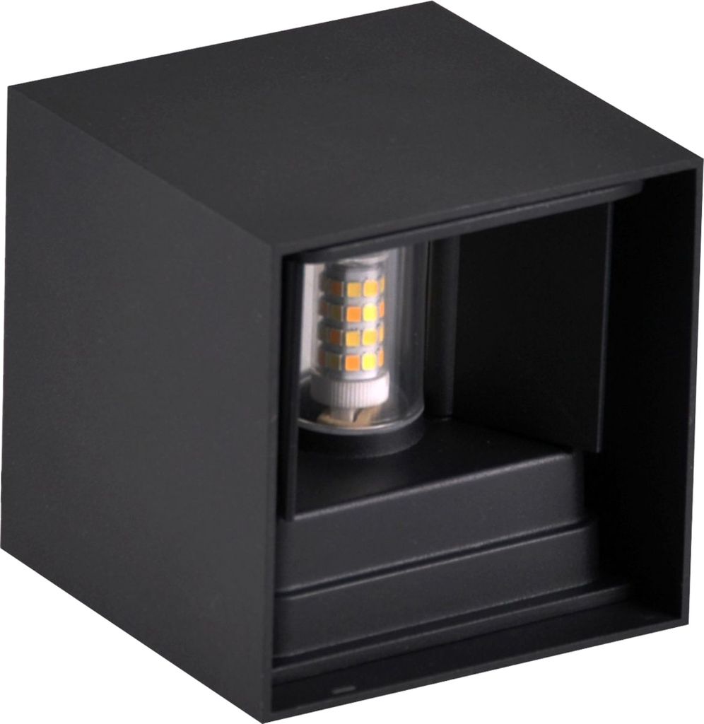 MasterLED Außenwandleuchte G9 max 9W IP44 Aluminium PC Produktbild 