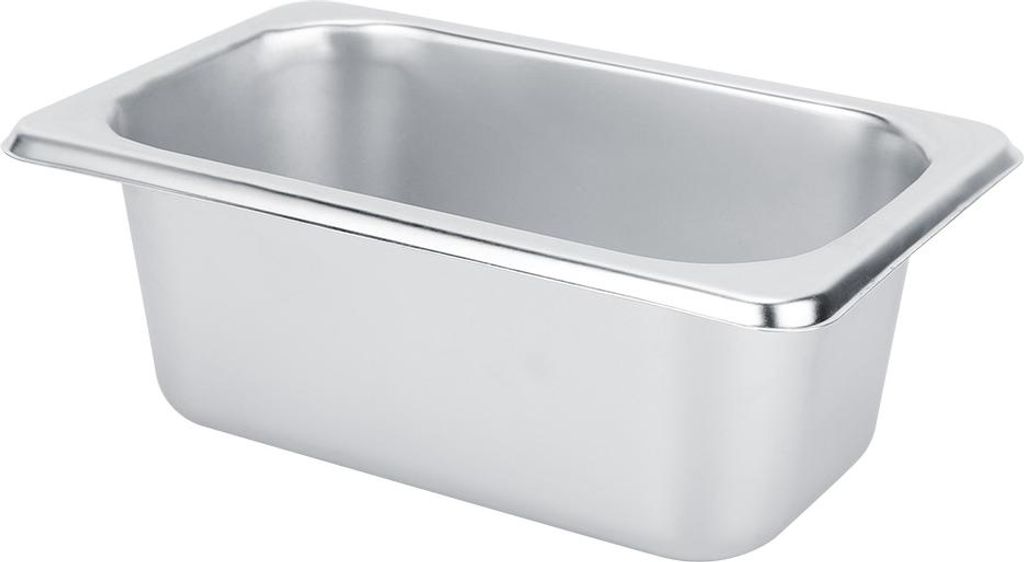 Edelstahl Lebensmittel Buffet Becken Platten Töpfe Tablett Gerichte Halter Quadrat Lebensmittel Container