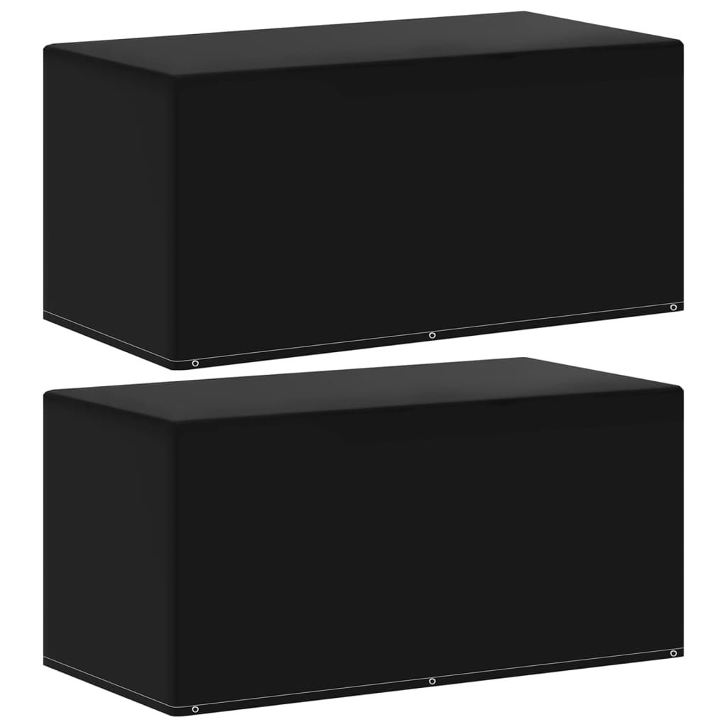 Maison Exclusive Gartenmöbel-Abdeckungen 2 Stk. 6 Ösen 160x80x75 cm