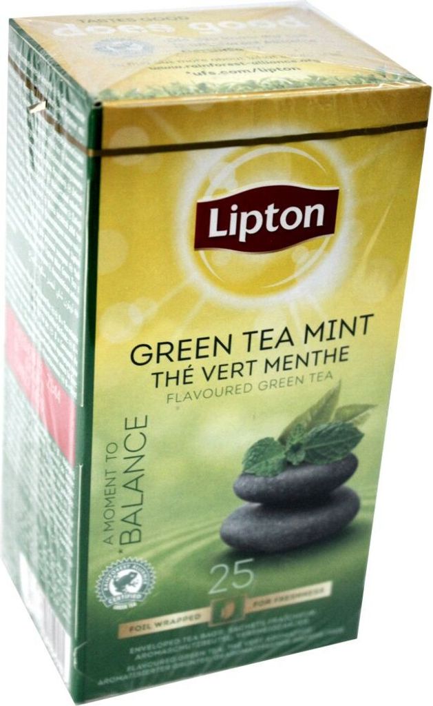 Lipton Feel Good Selection Grüner Tee Minze 25 x 1,6 Gramm