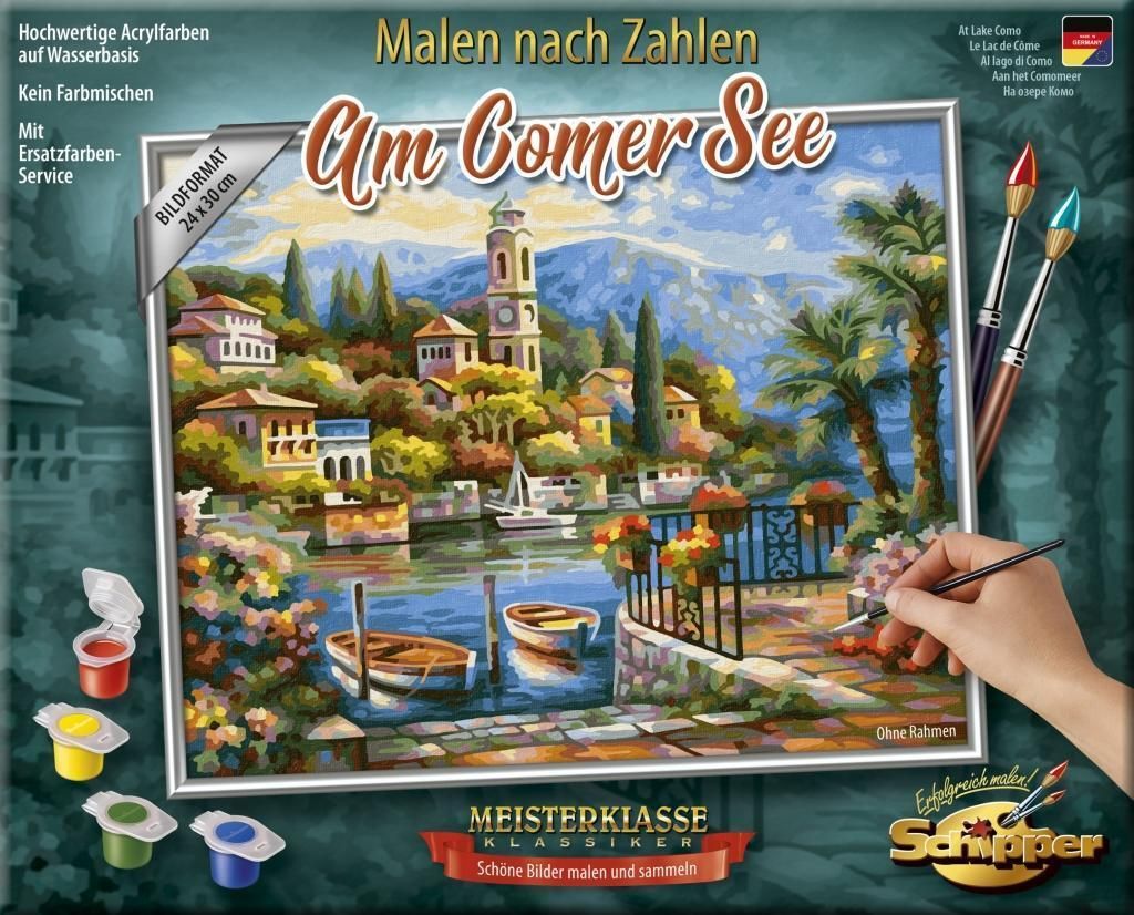 Schipper Malen nach Zahlen - Am Comer See Produktbild 